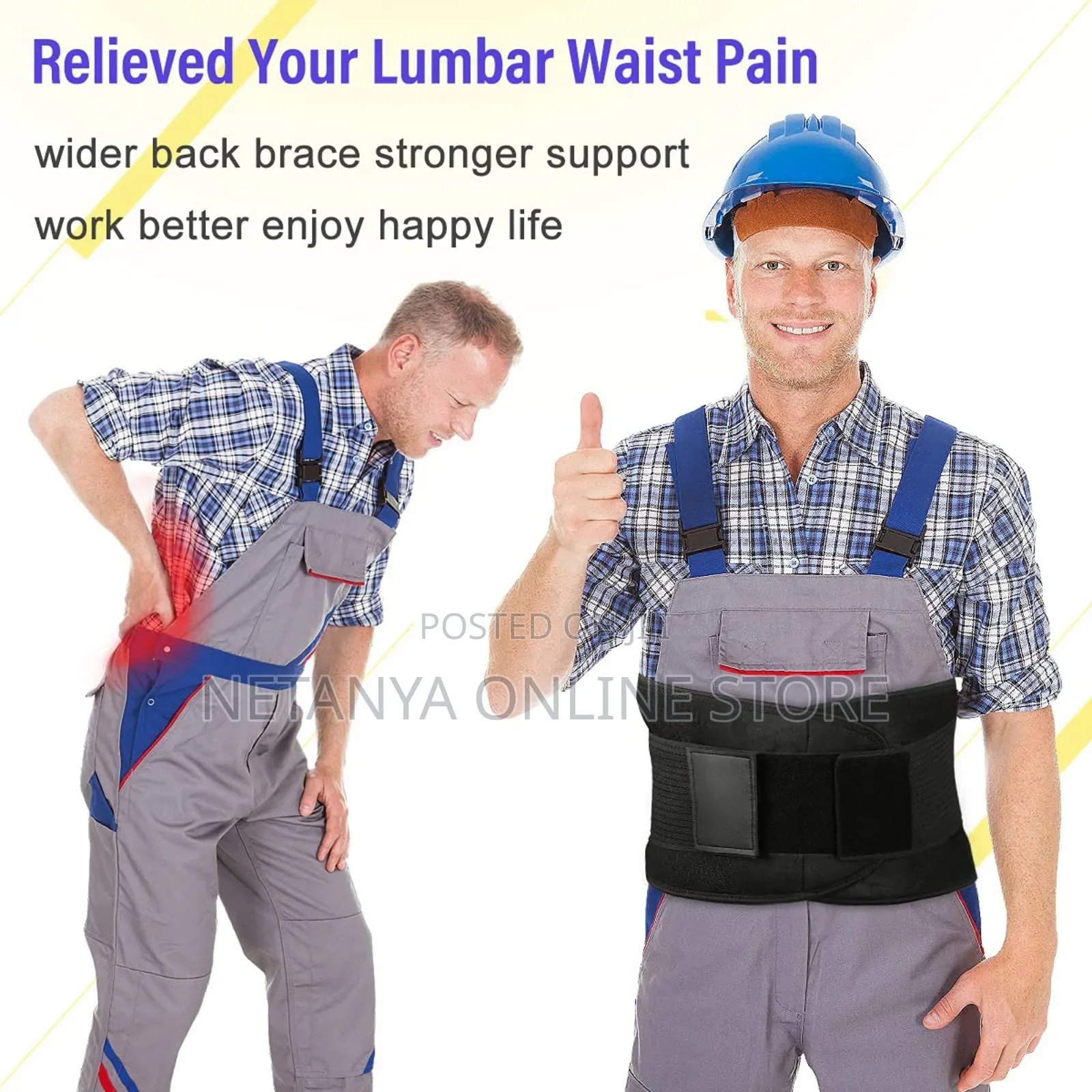 Back and Waist Support Belt