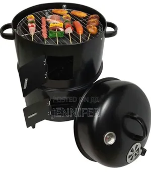 3in1 Charcoal Smoker Steel Upright Bbq Drum