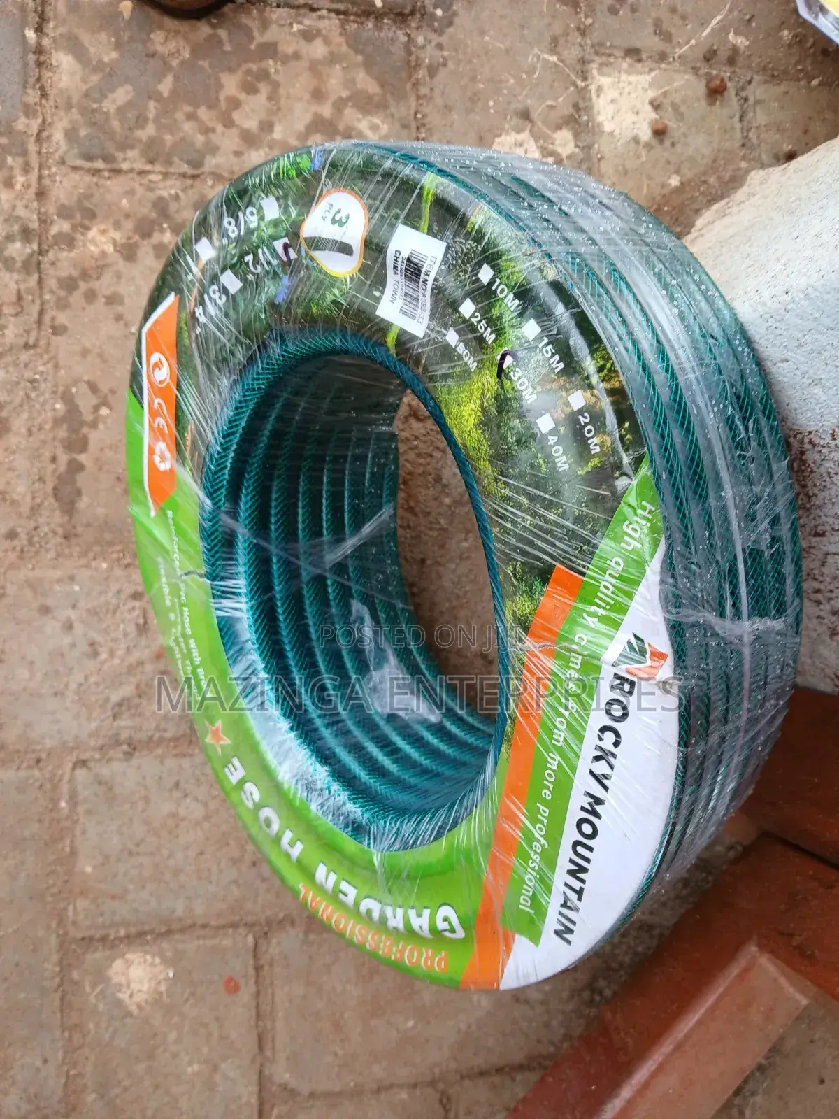 30mtrs PVC Braided 1⁄2" Garden Watering Irrigation Hose Pipe