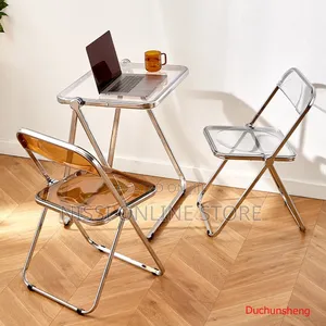 Modern Acrylic Dining Table Set