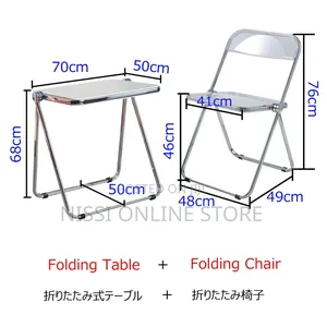 Modern Acrylic Dining Table Set