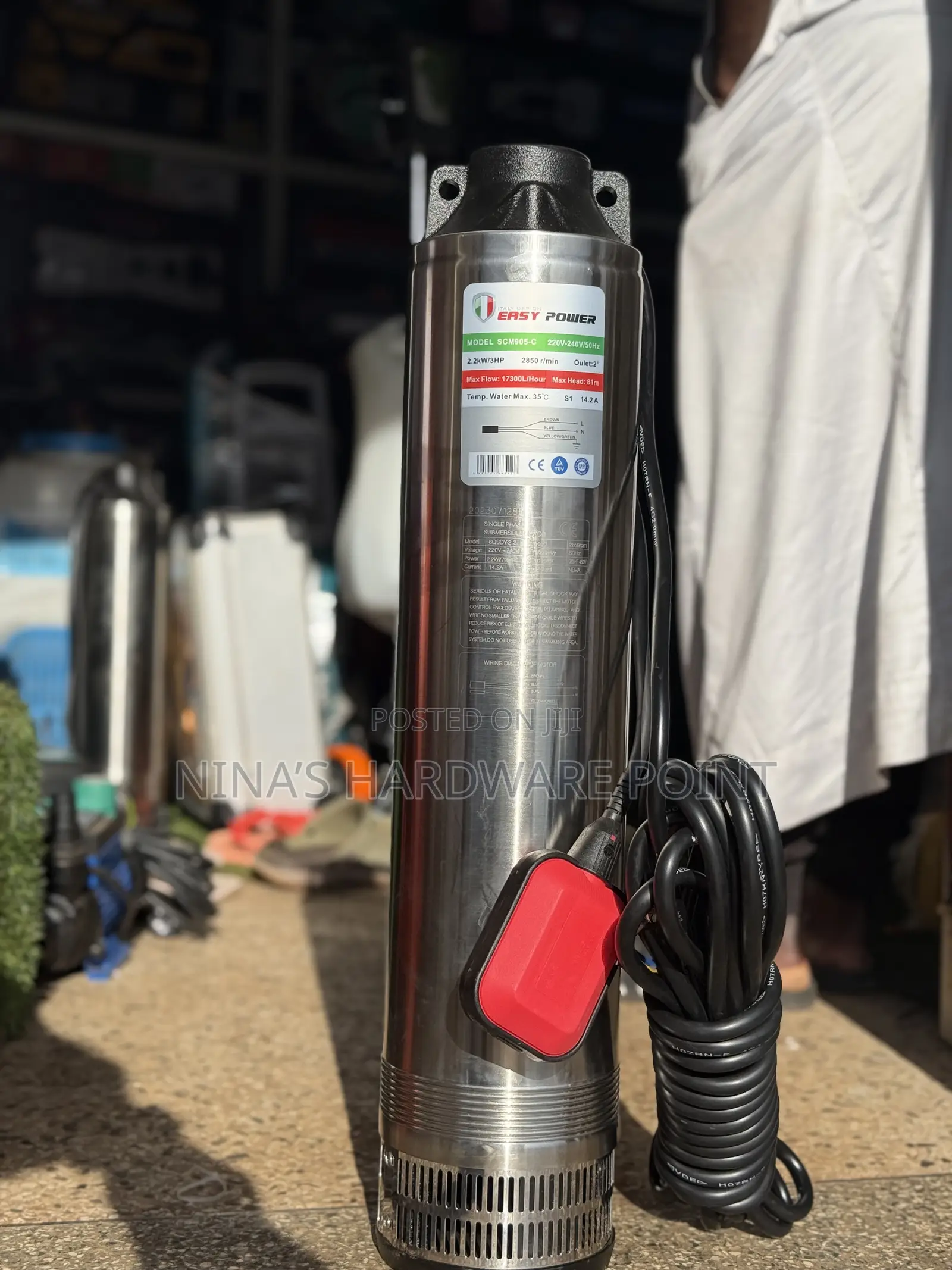 Water Pump 81mtrs Easypower (Heavy Duty)