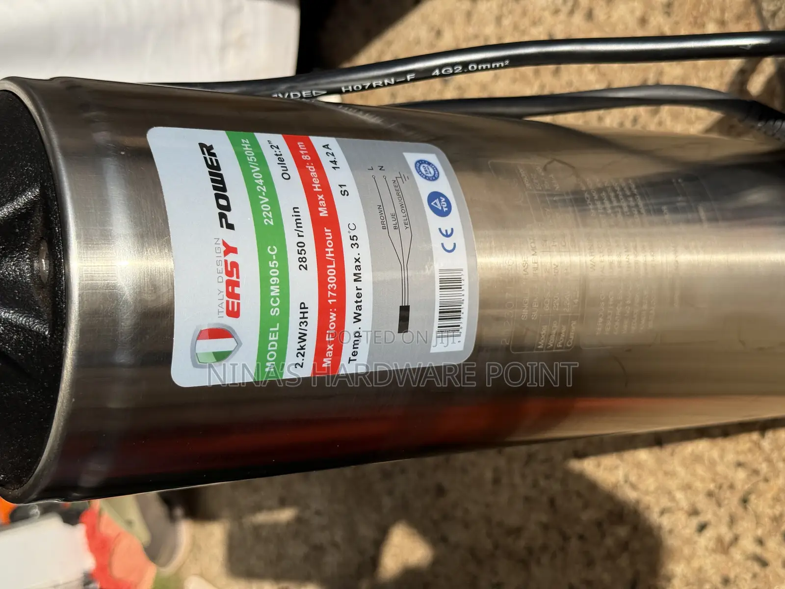 Water Pump 81mtrs Easypower (Heavy Duty)