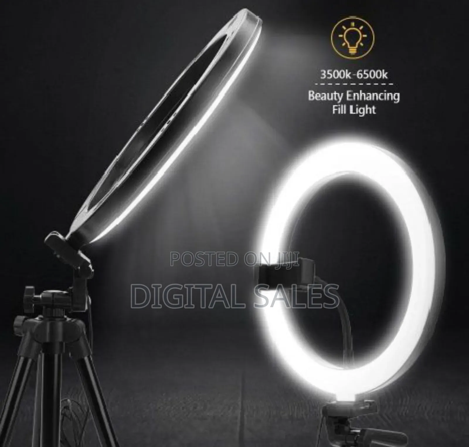 10 Inch RGB Ring Light.With Tripod .