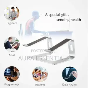 Sturdy Aluminium Laptop Computer Riser