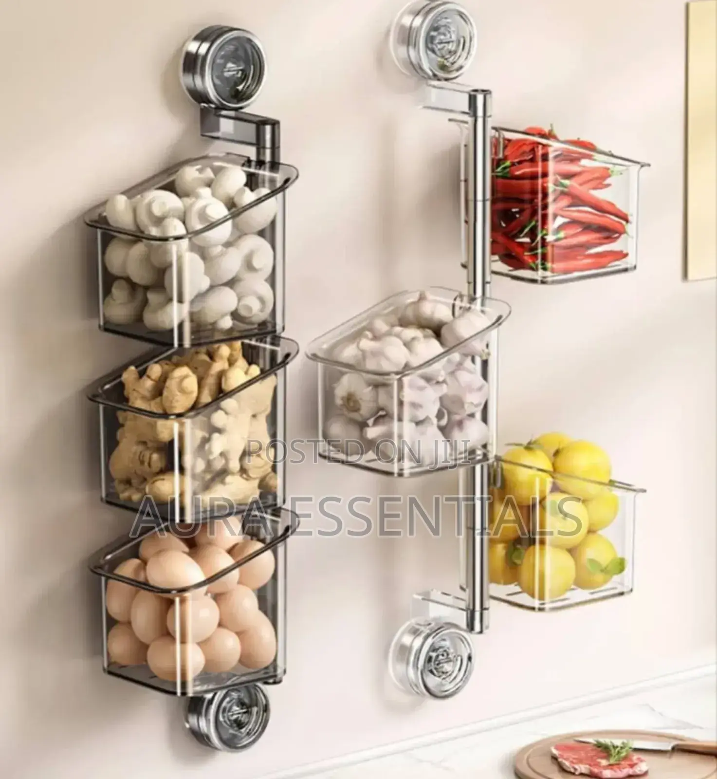 Wall Mounted Kitchen Storage Shelves