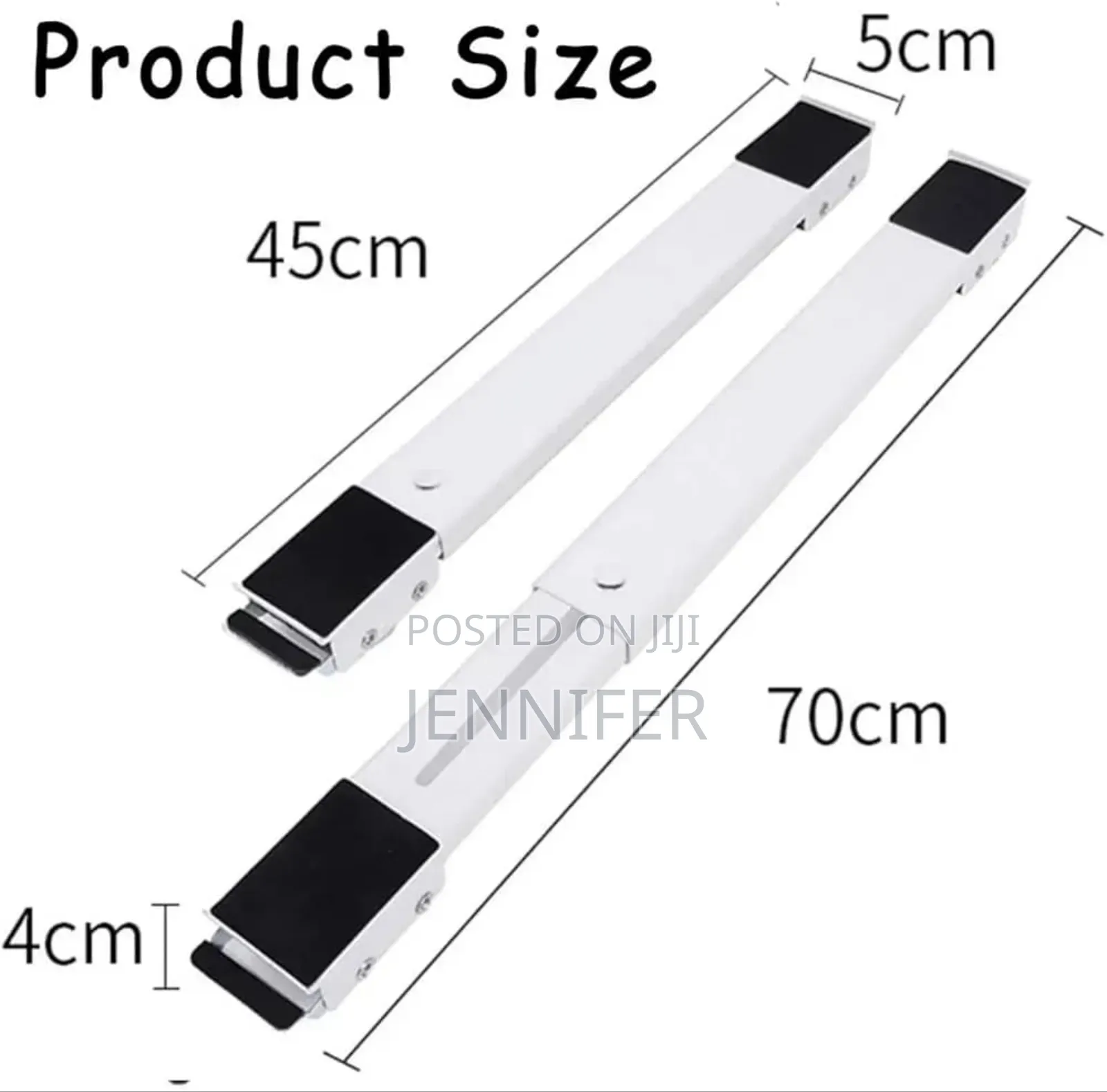 2pcs Universal Adjustmentable Fridge/Washing Machine Stands