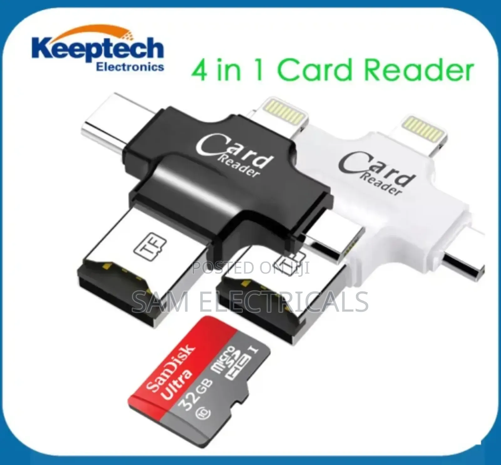 4 in 1 Otg Card Reader