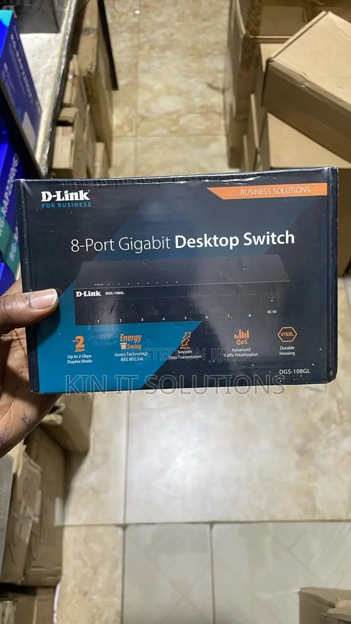 D-Link 8port Switch Gigabit.