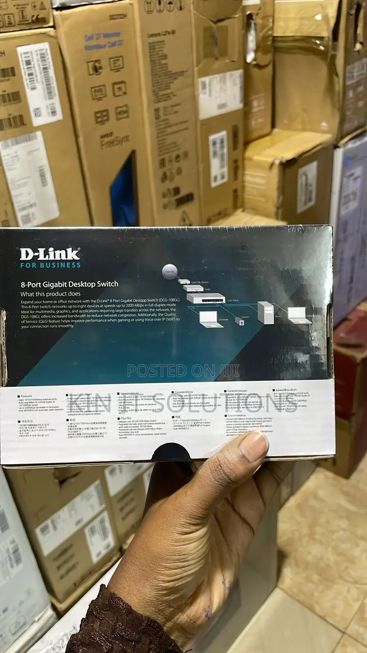 D-Link 8port Switch Gigabit.