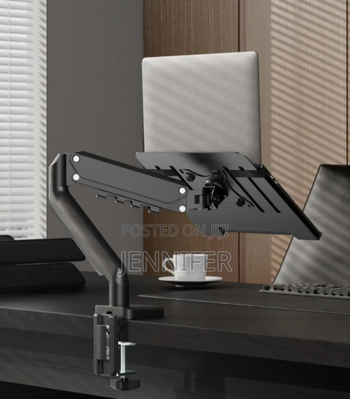 2in1 Adjustable Clippable Laptop Holder