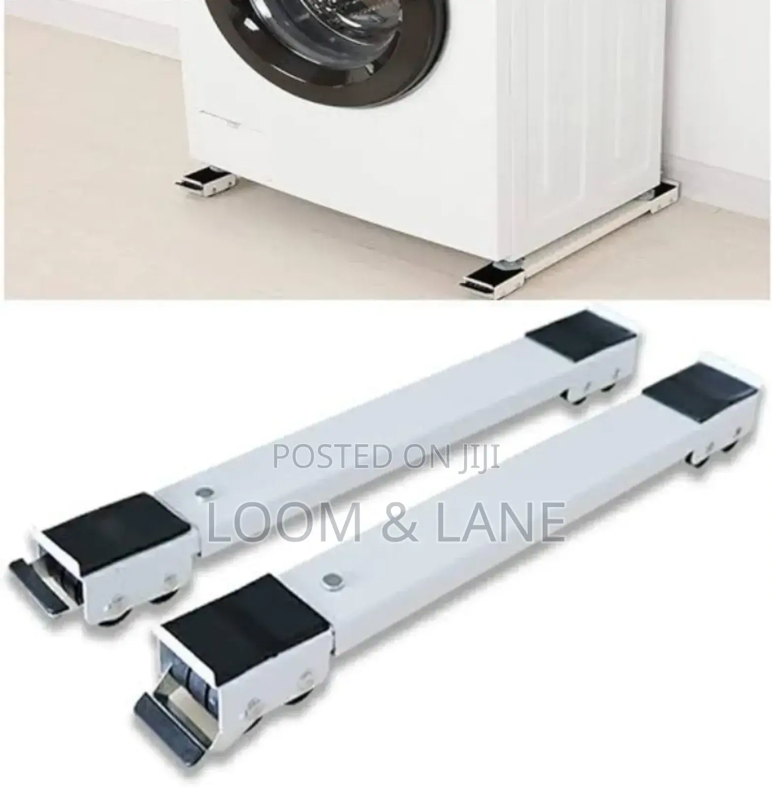 2pcs Universal Adjustmentable Fridge and Wash Machine Stand