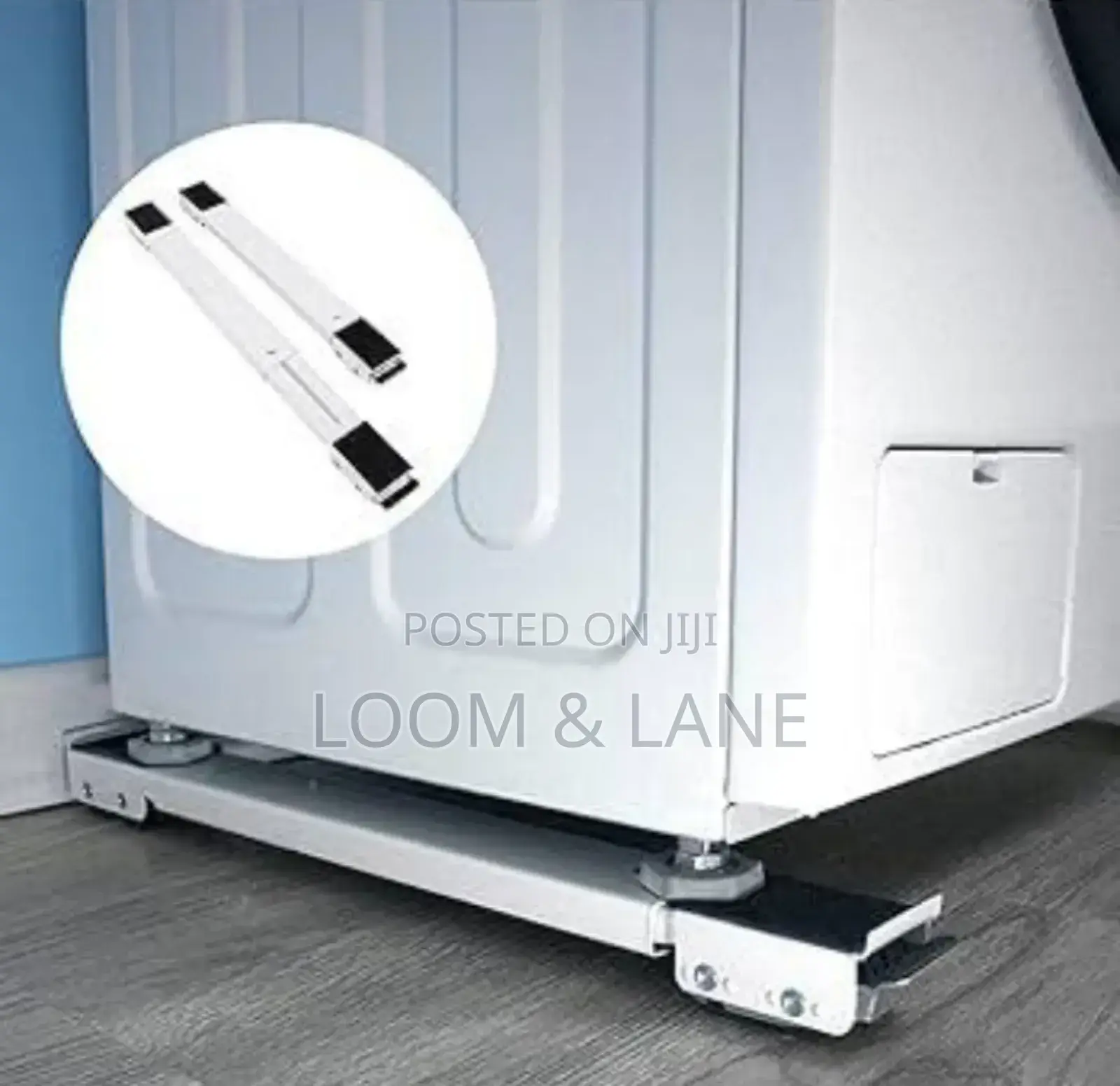 2pcs Universal Adjustmentable Fridge and Wash Machine Stand