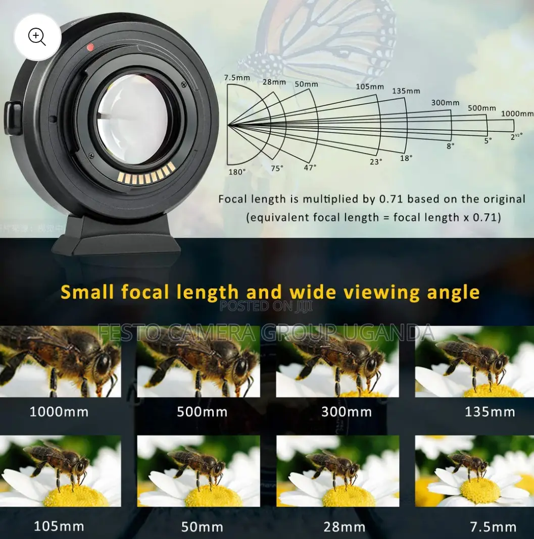 Viltrox Lens Mount Adapter Ef-Eos M2,M3,M5, M6,M10, M50,M100