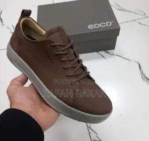 Men’S Classic Ecco Soft Golf Casual Leather Sneakers