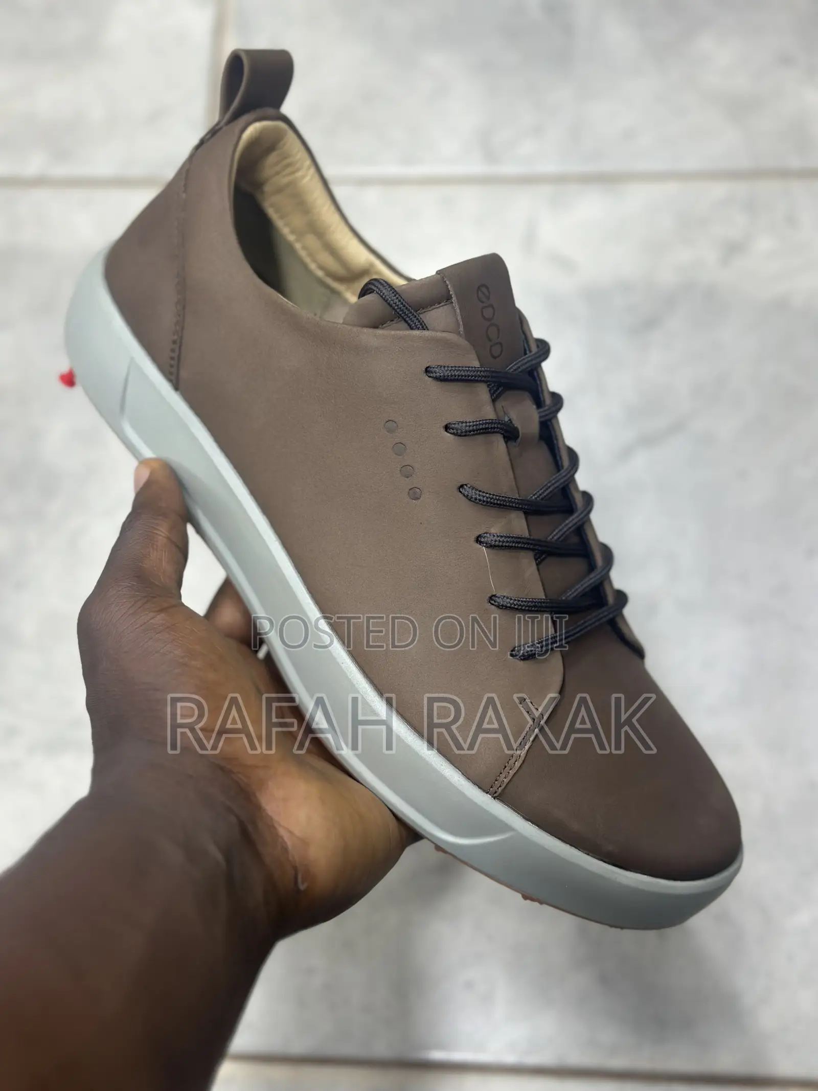 Men’S Classic Ecco Soft Golf Casual Leather Sneakers