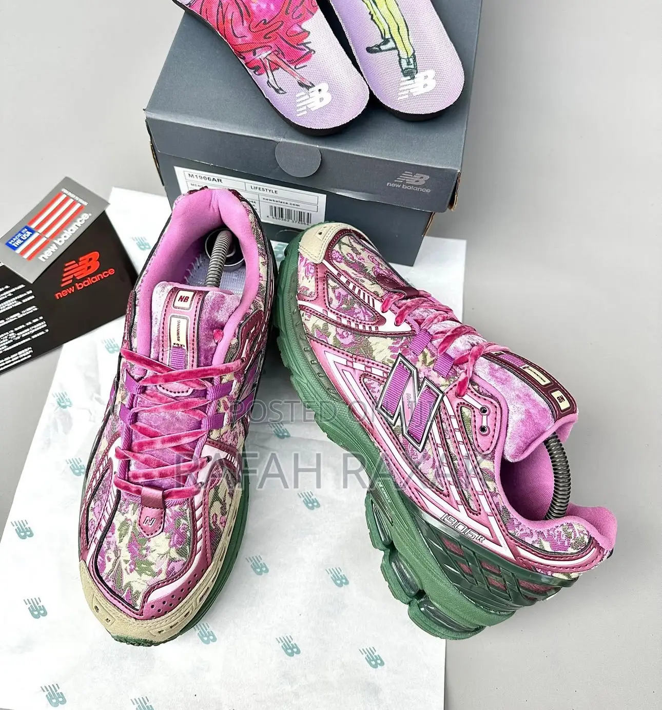 Classic New Balance 1906r Jack Harlow Rose Vintage Sneakers