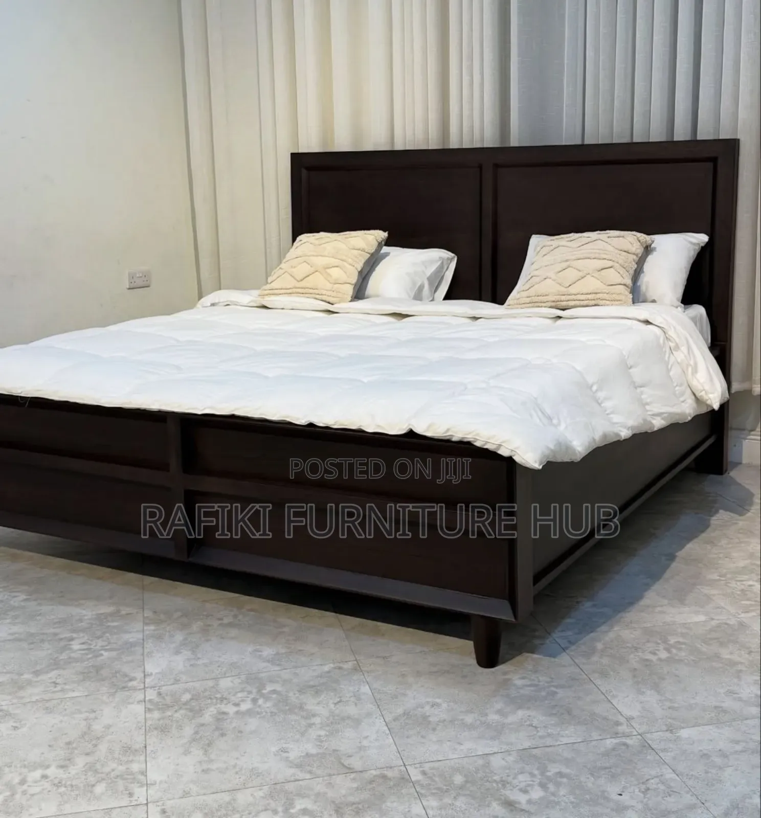 Black 5by6 Tile Bed