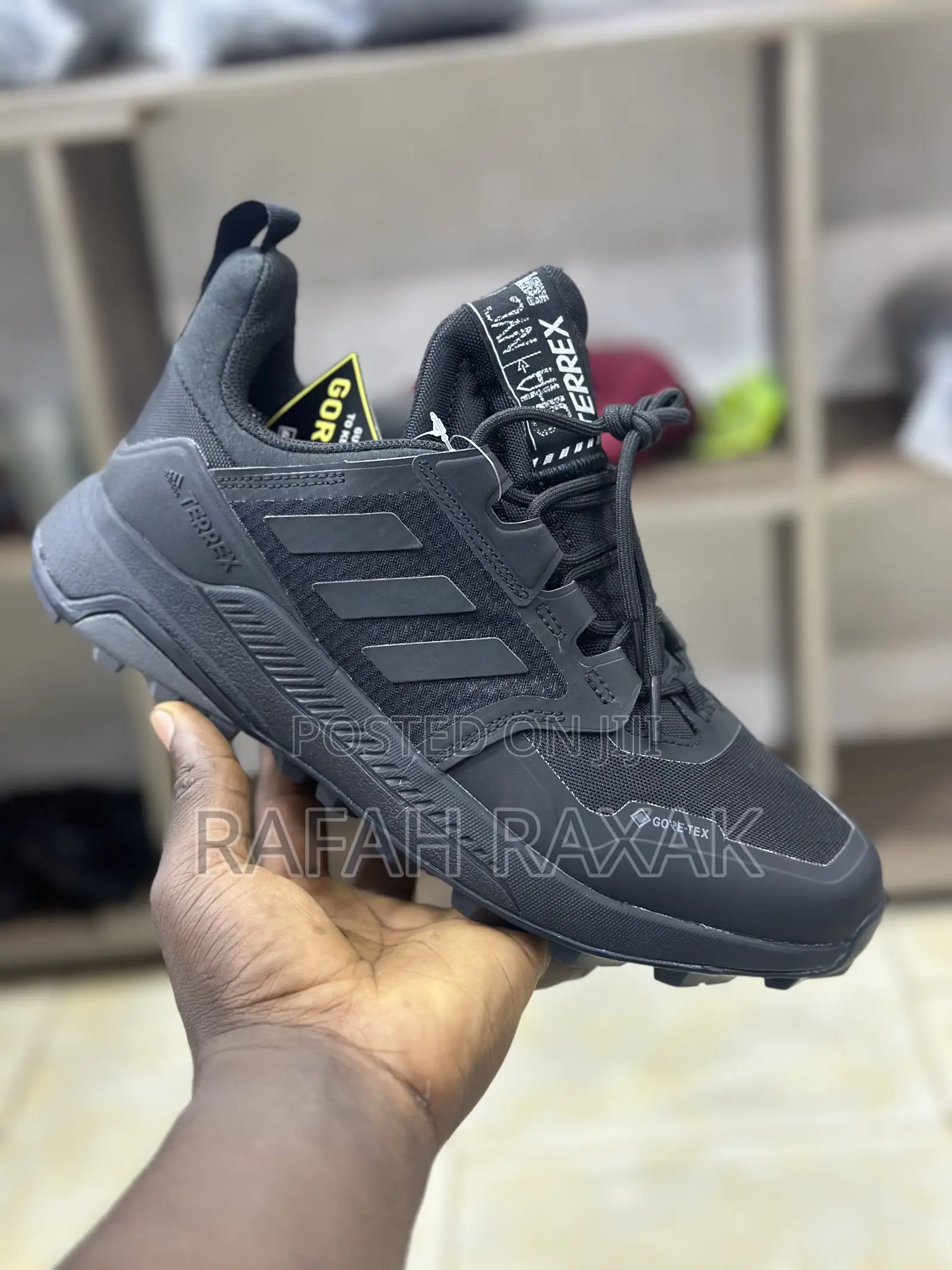 Original Black Adidas Terrex Trailmaker GTX Hiking Sneakers