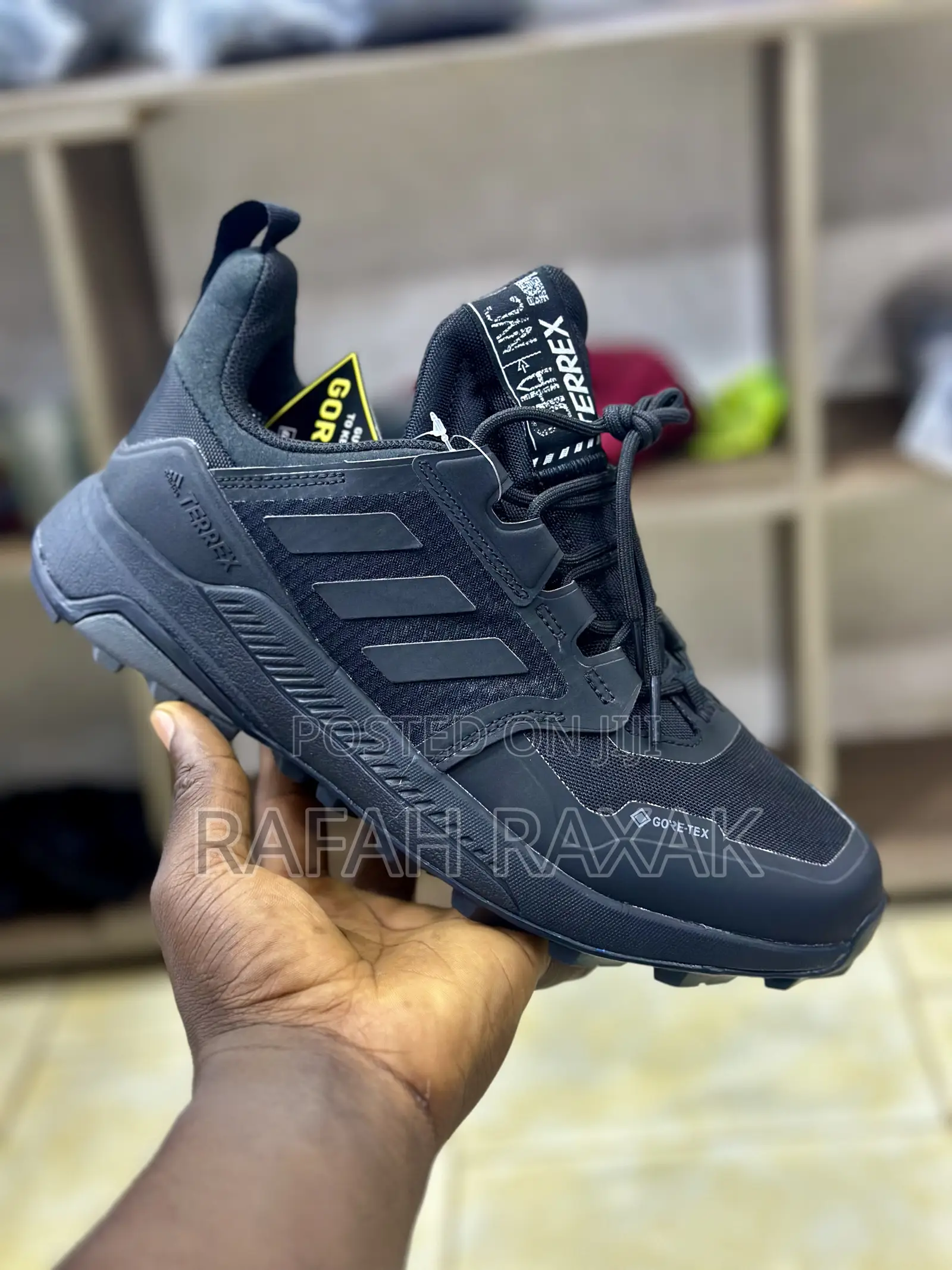 Original Black Adidas Terrex Trailmaker GTX Hiking Sneakers