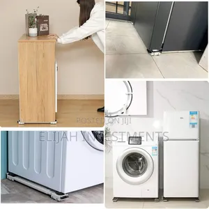 2pcs Universal Adjustmentable Fridge/Washing Machine Stands