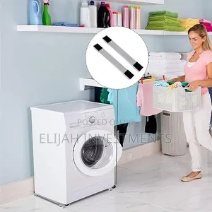 2pcs Universal Adjustmentable Fridge/Washing Machine Stands