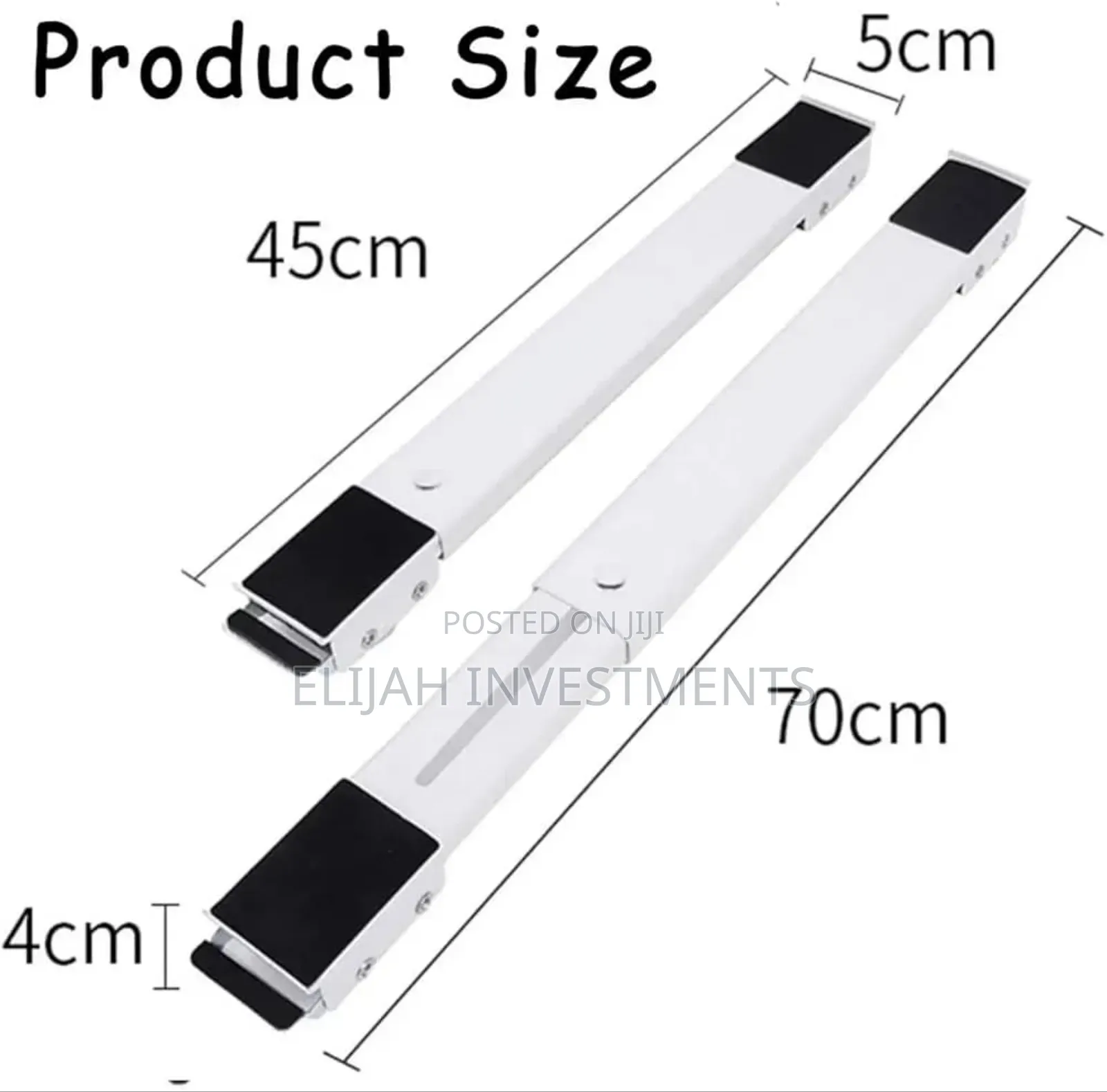 2pcs Universal Adjustmentable Fridge/Washing Machine Stands