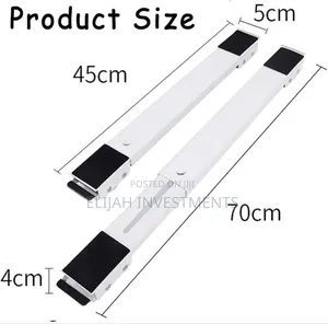 2pcs Universal Adjustmentable Fridge/Washing Machine Stands