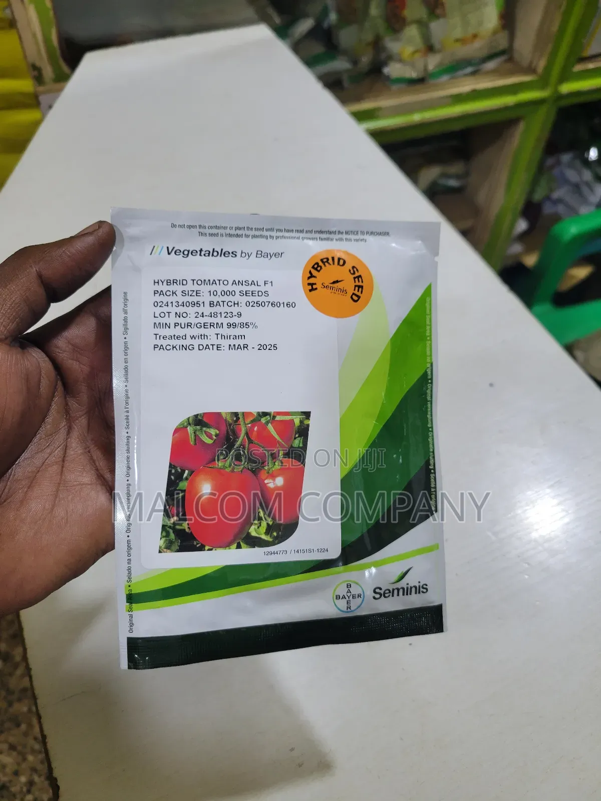 Ansal F1 Tomato Seeds (10,000 Seeds for an Acre)