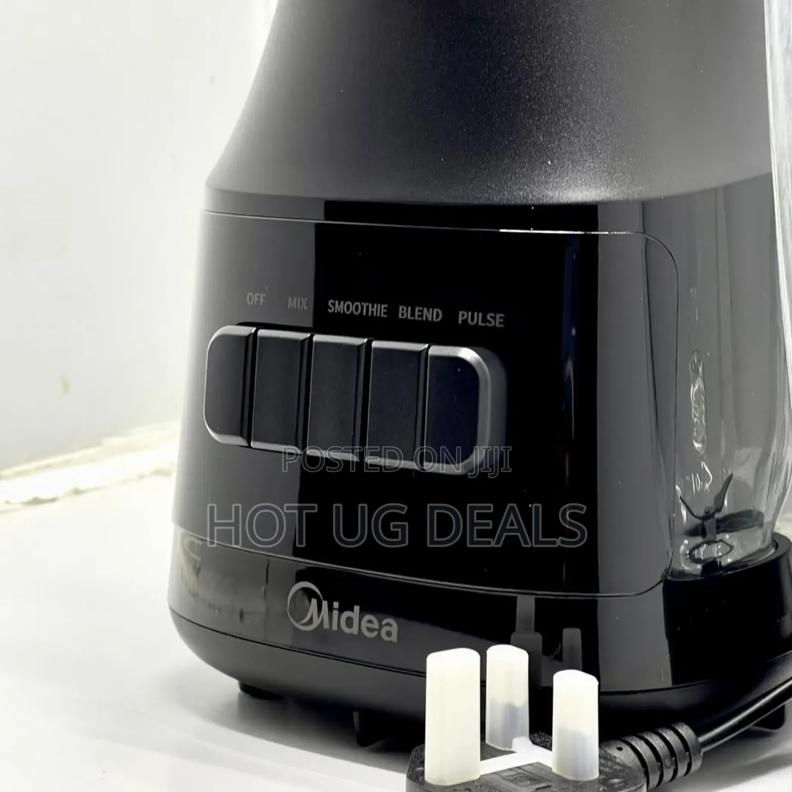 Midea 1.5l Electric Glas Jar Blender- Black