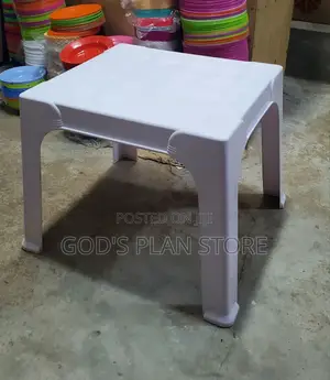 White Medium Plastic Table