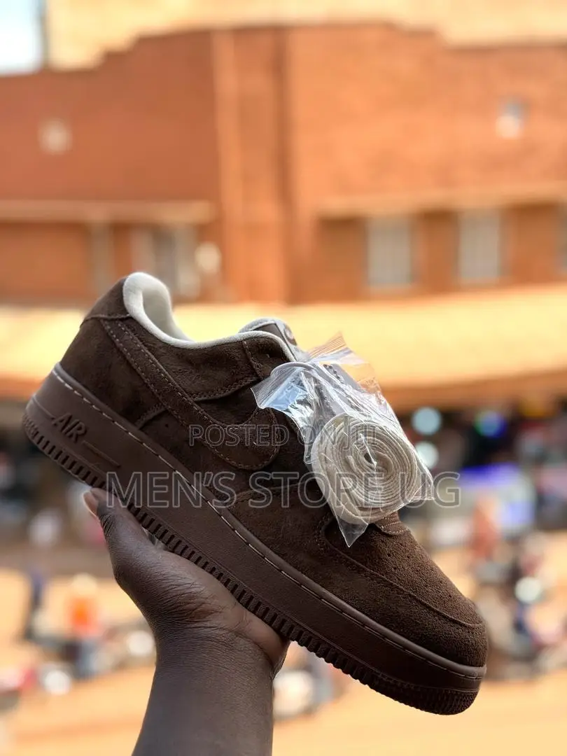 Men's Nike Air Force 1 07 Pro-tech Suede Coffee
