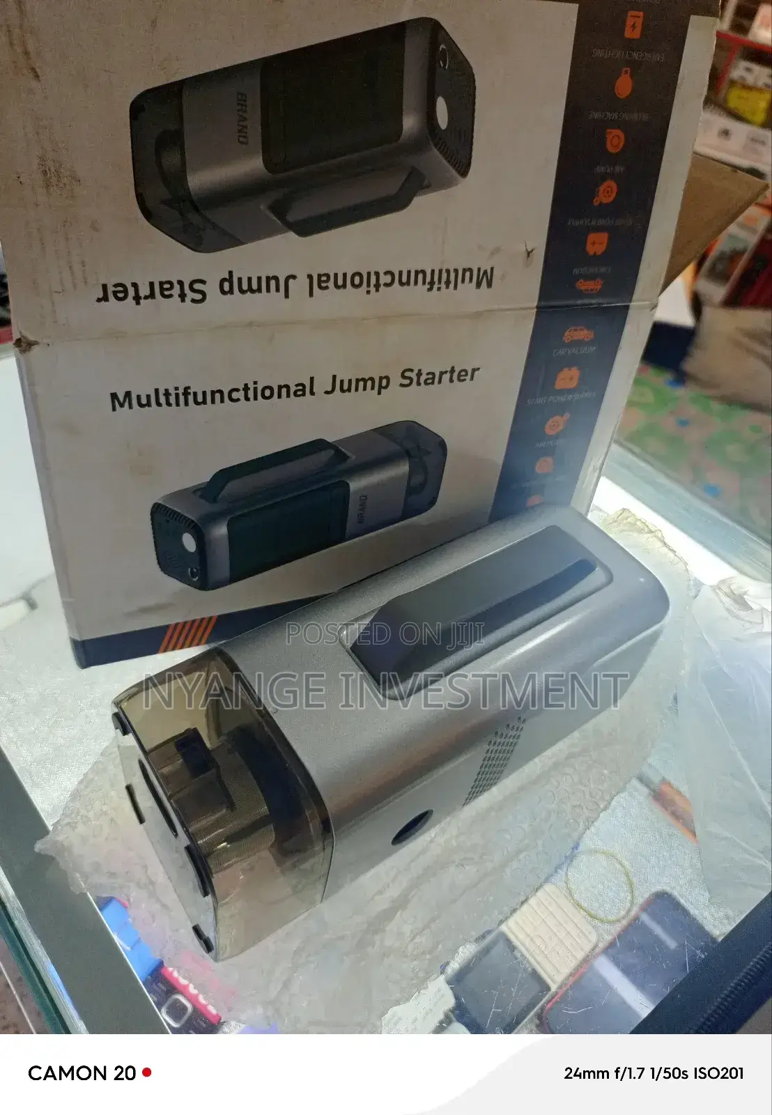 Car Jump Starter Pack. Multifunctional Jump Starter