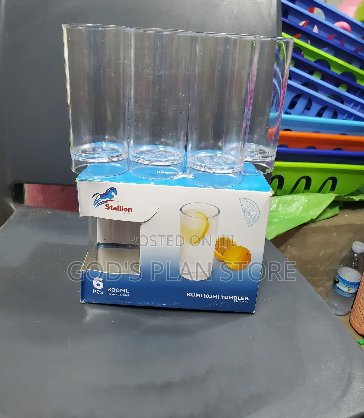 Melamine Glasses Transparent 12pcs