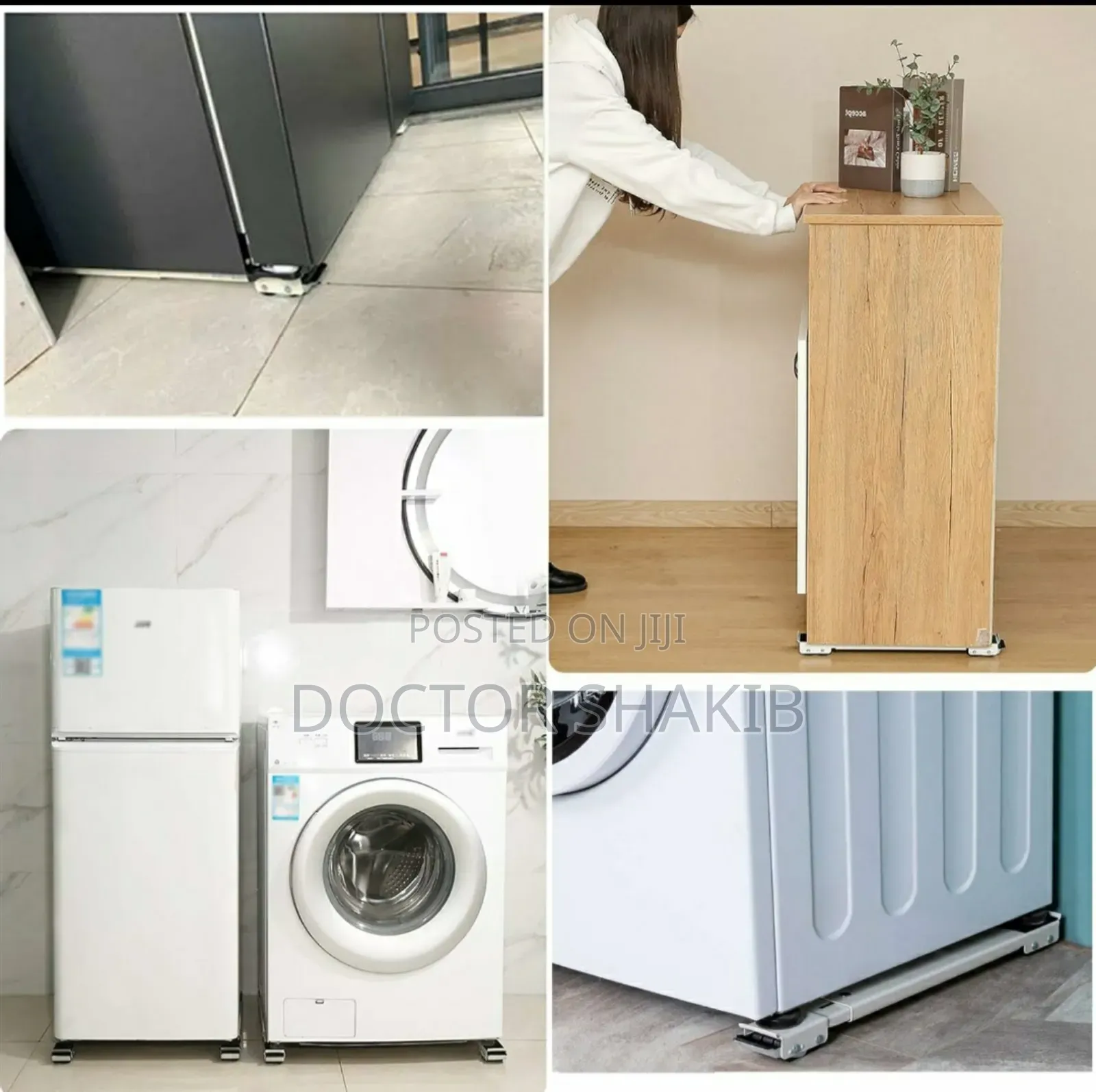 Universal Adjustmentable Fridge and Washing Machine Stands