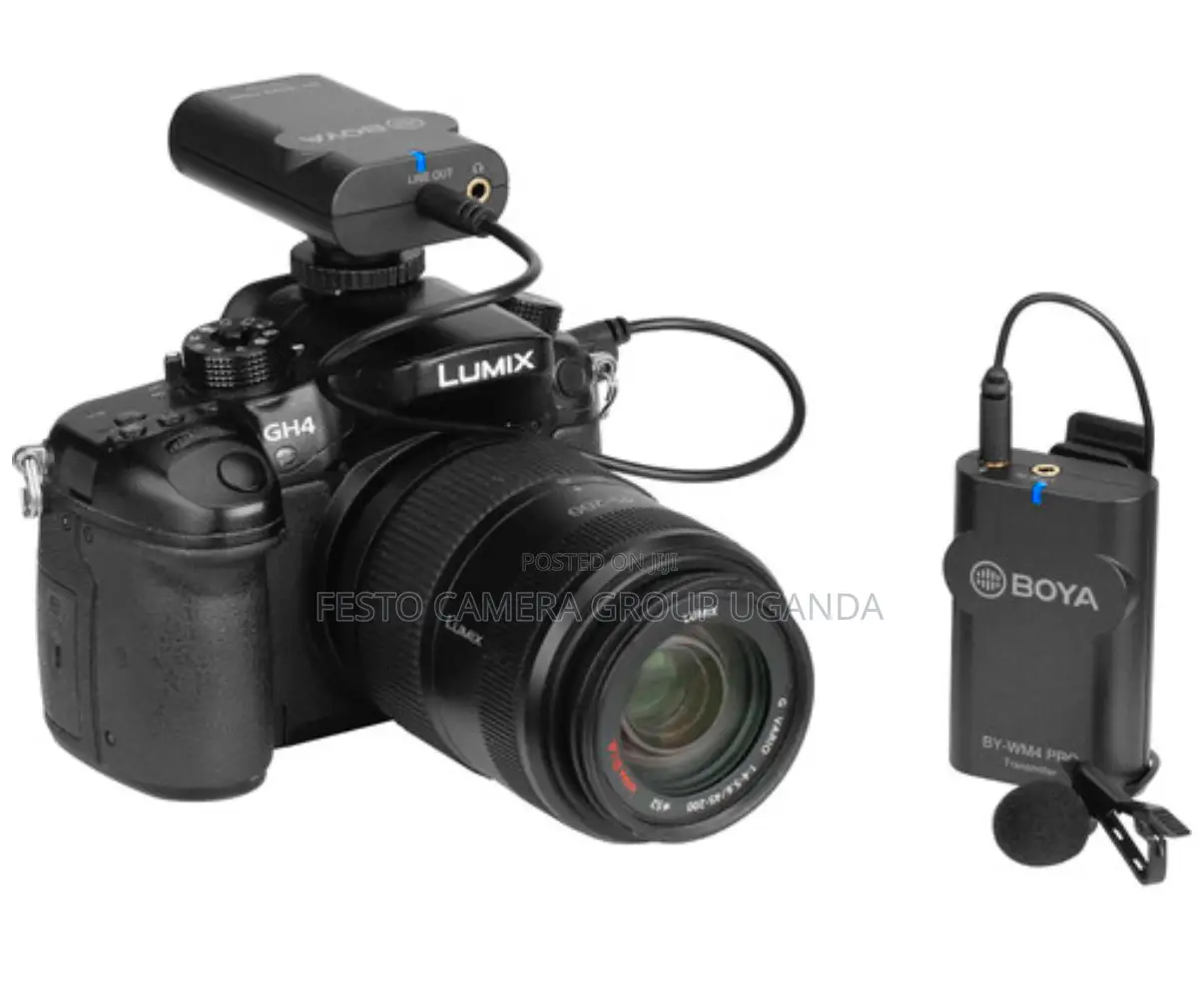 Boya by-Wm4 Pro Digital Camera-Mount Wireless Microphone
