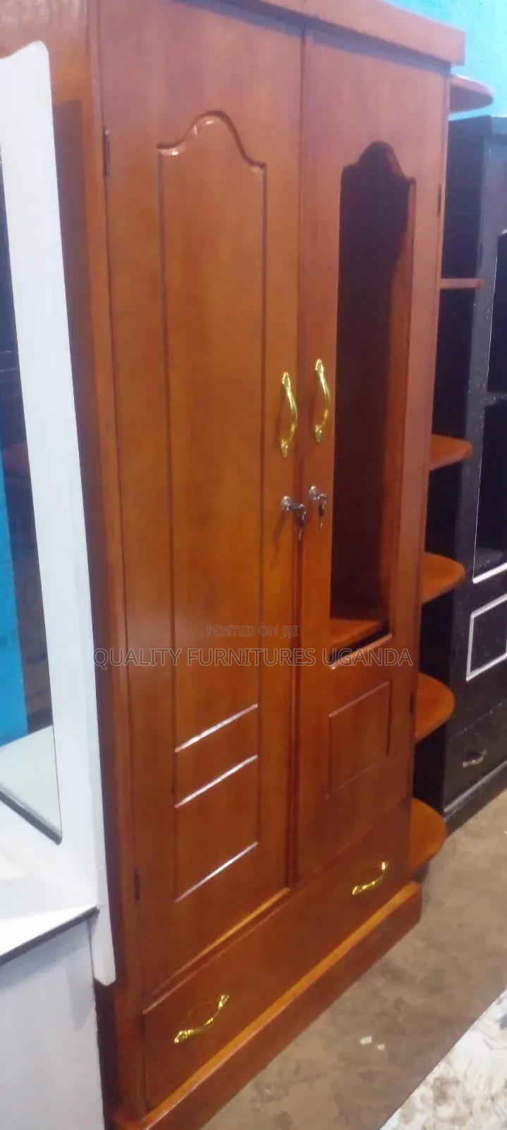 3ft Mahogany Coloured Wardrob