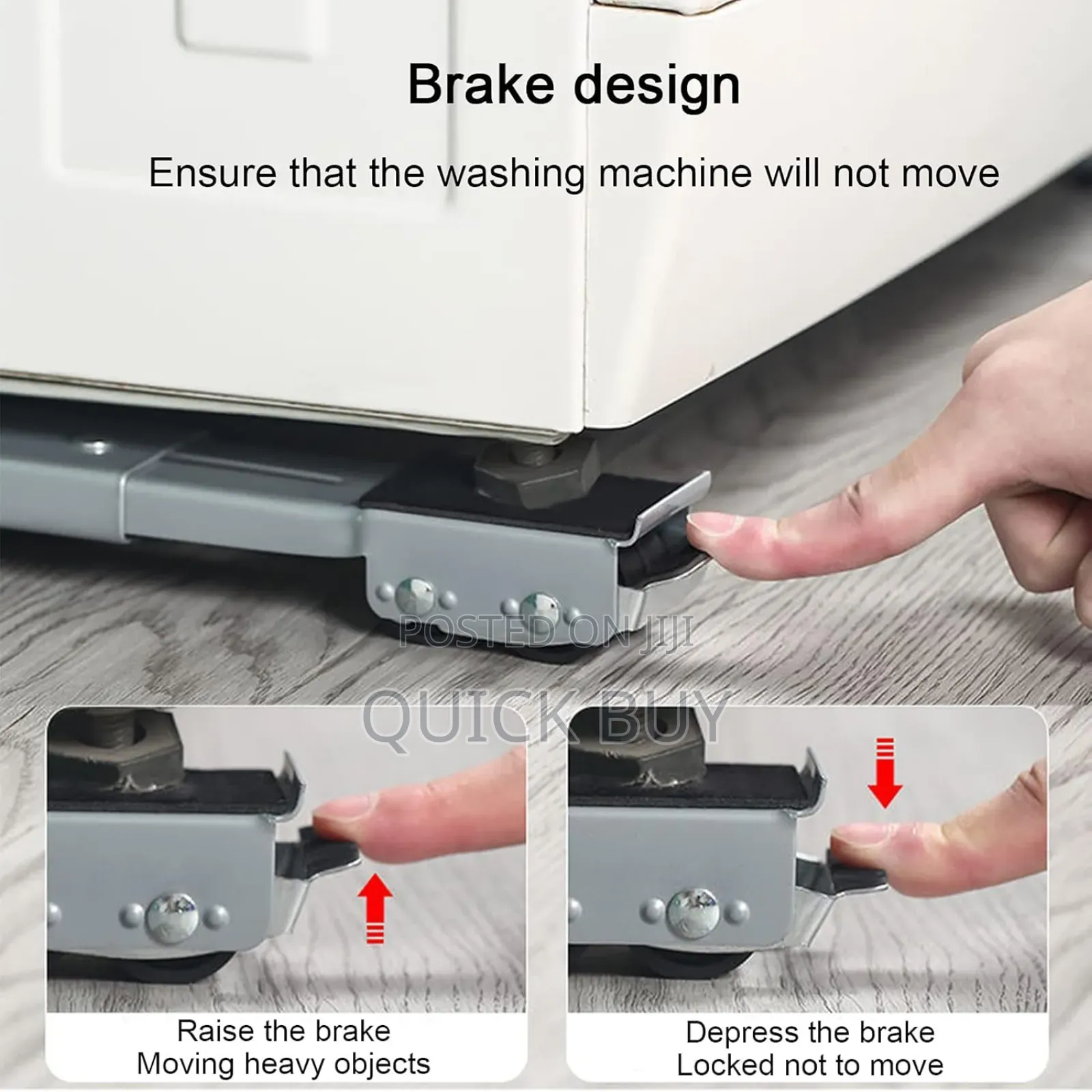 2pc Universal Fridge and Washing Machine Stands