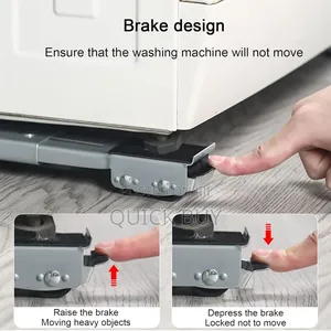 2pc Universal Fridge and Washing Machine Stands