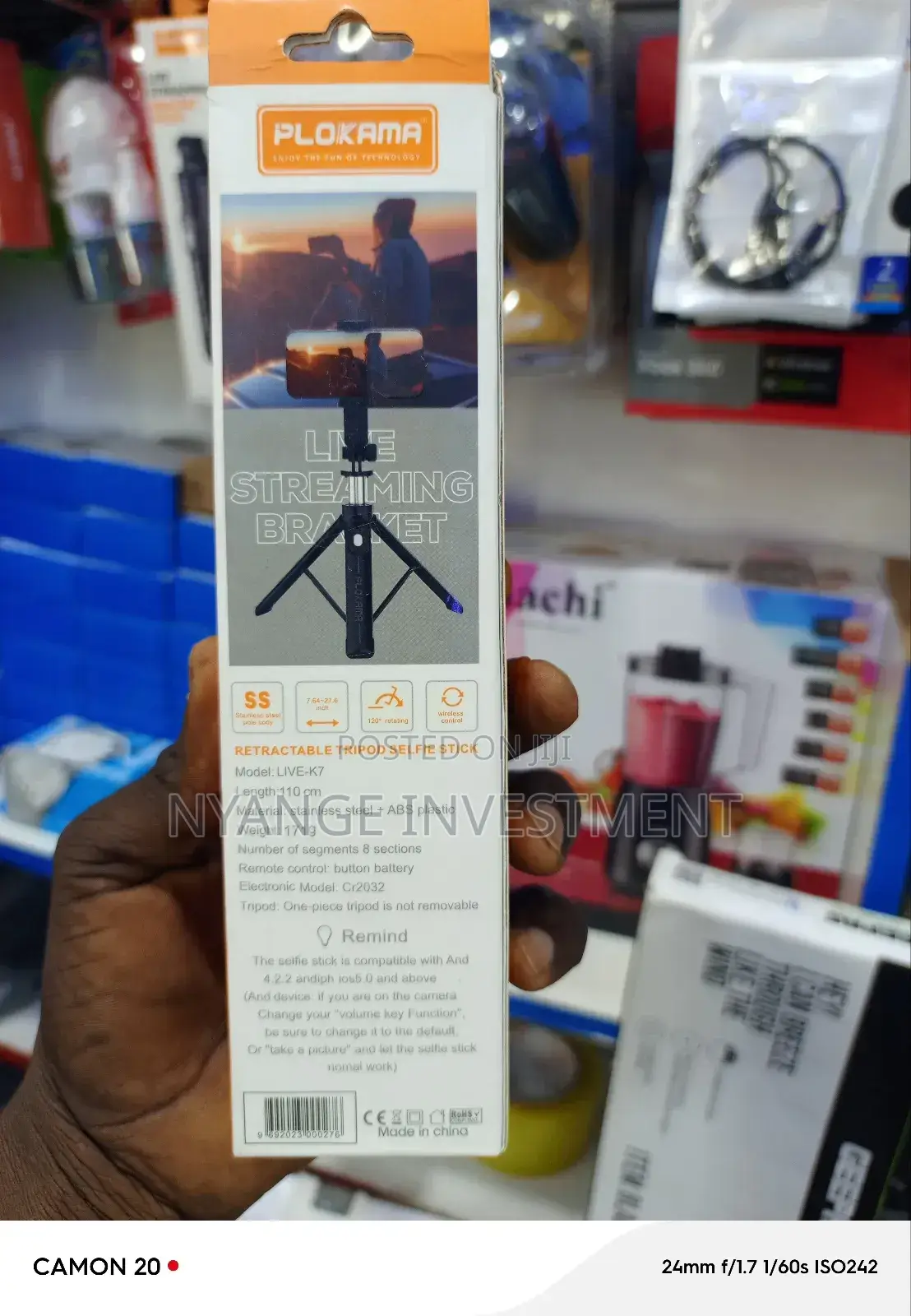 Tripod Stand for Live Streaming. 