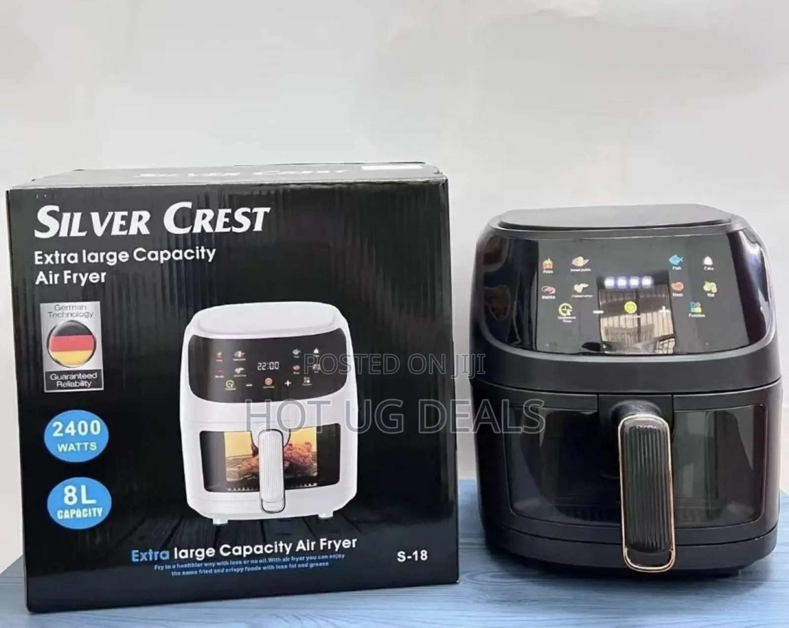 Silvercrest Germany 8l / 8 Liters Digital Air Fryer