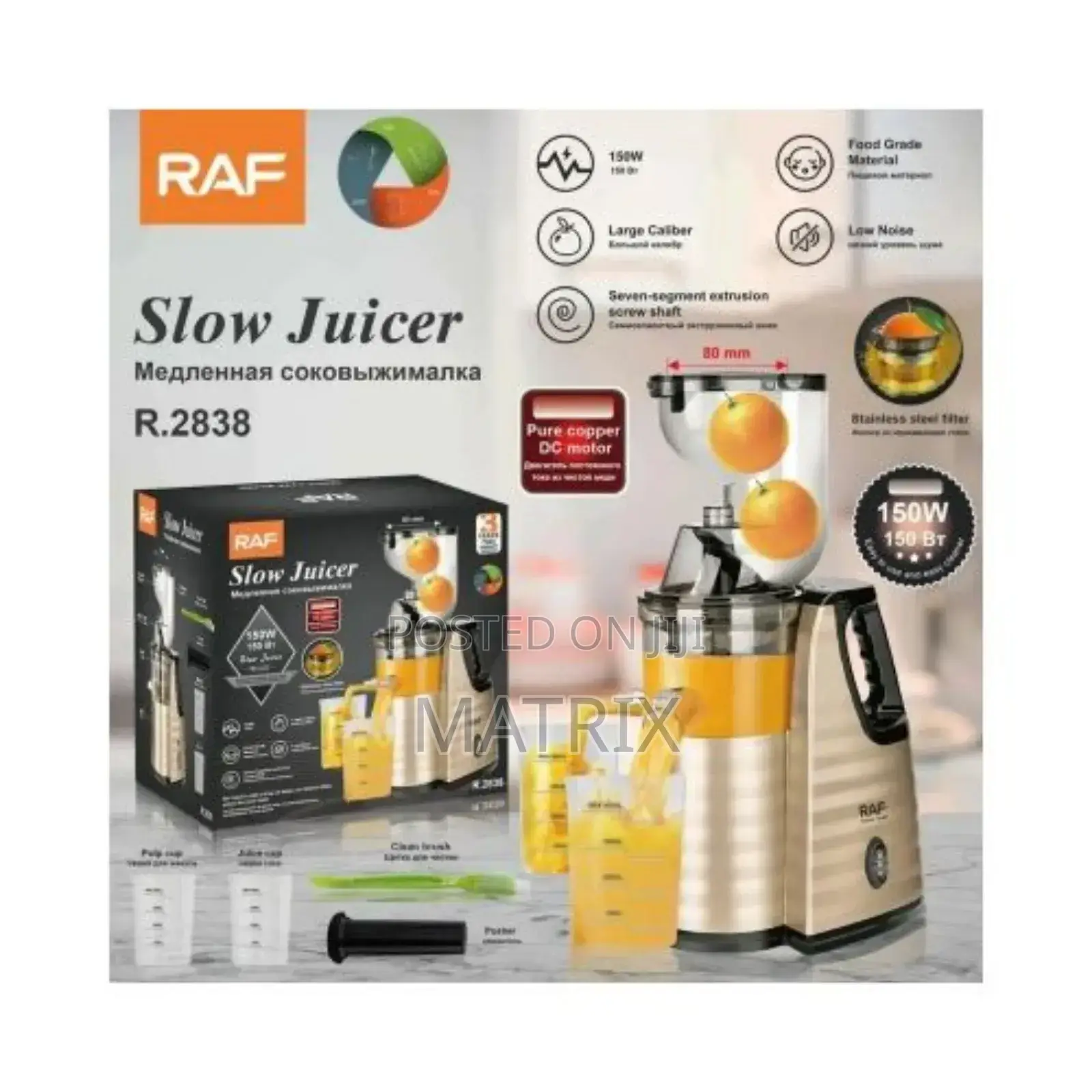 Raf Slow Juicer Juice Extractor
