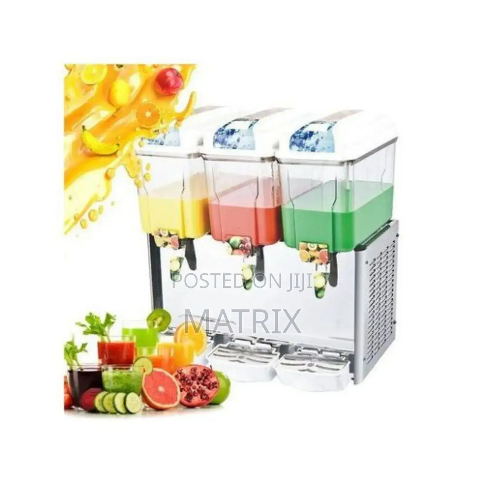 Triple Juice Dispenser, 18litres - White