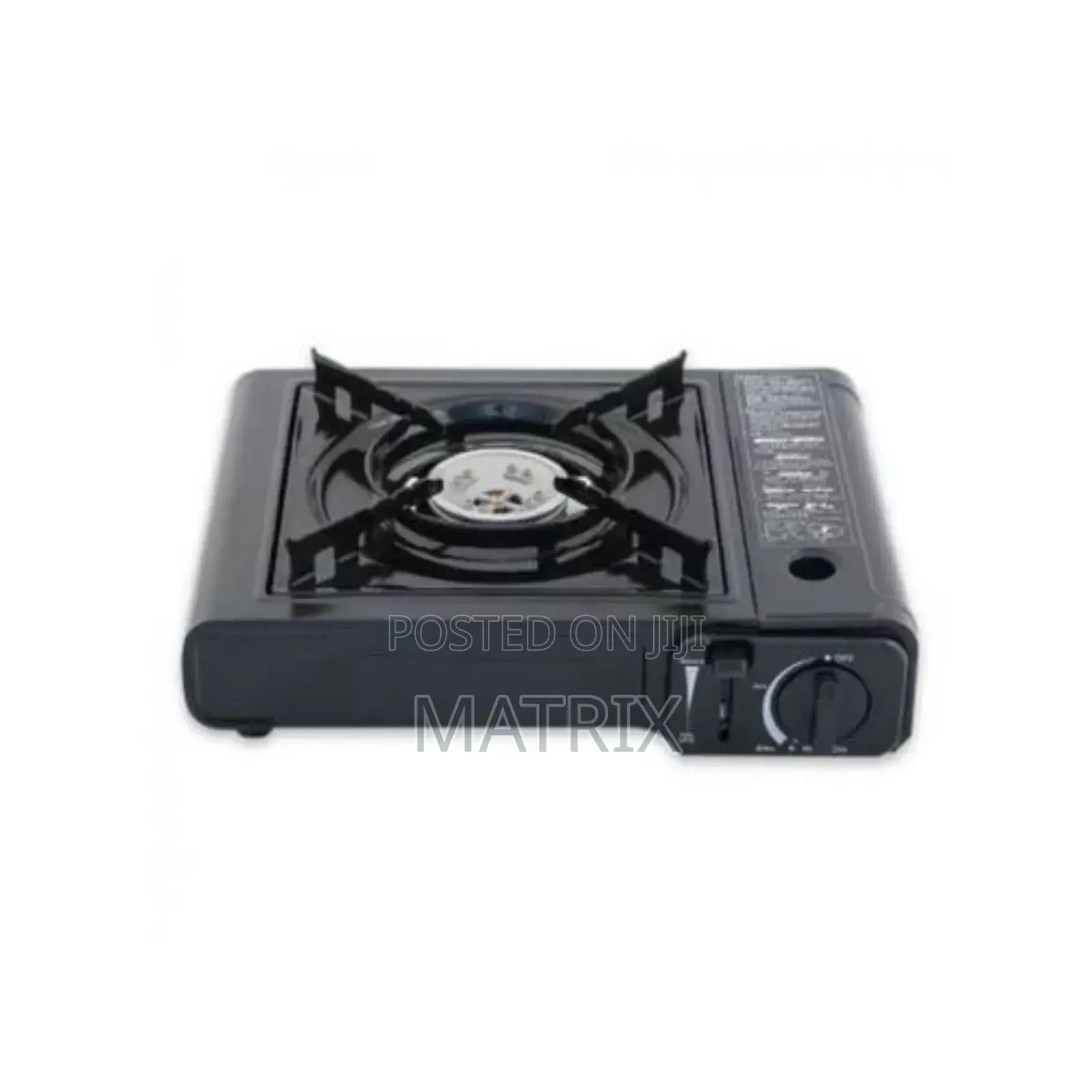 Portable Gas Stove - Black