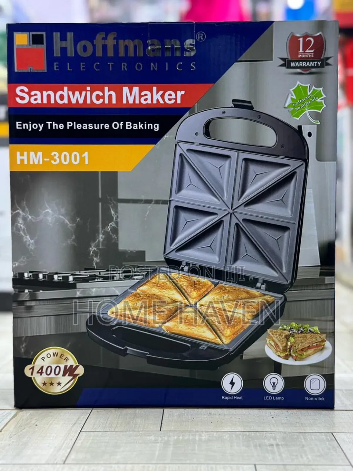 4 Slice Capacity Sandwich Maker