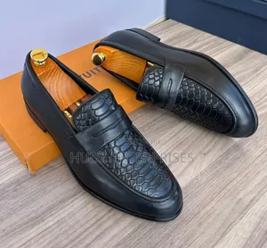 Stylish Moccasin Black Shoes