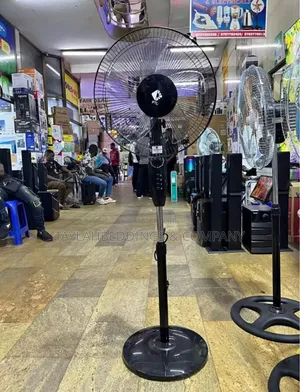 PTL 16 Inch Stand Fan 3speed-Quiet Cooper Motor Black