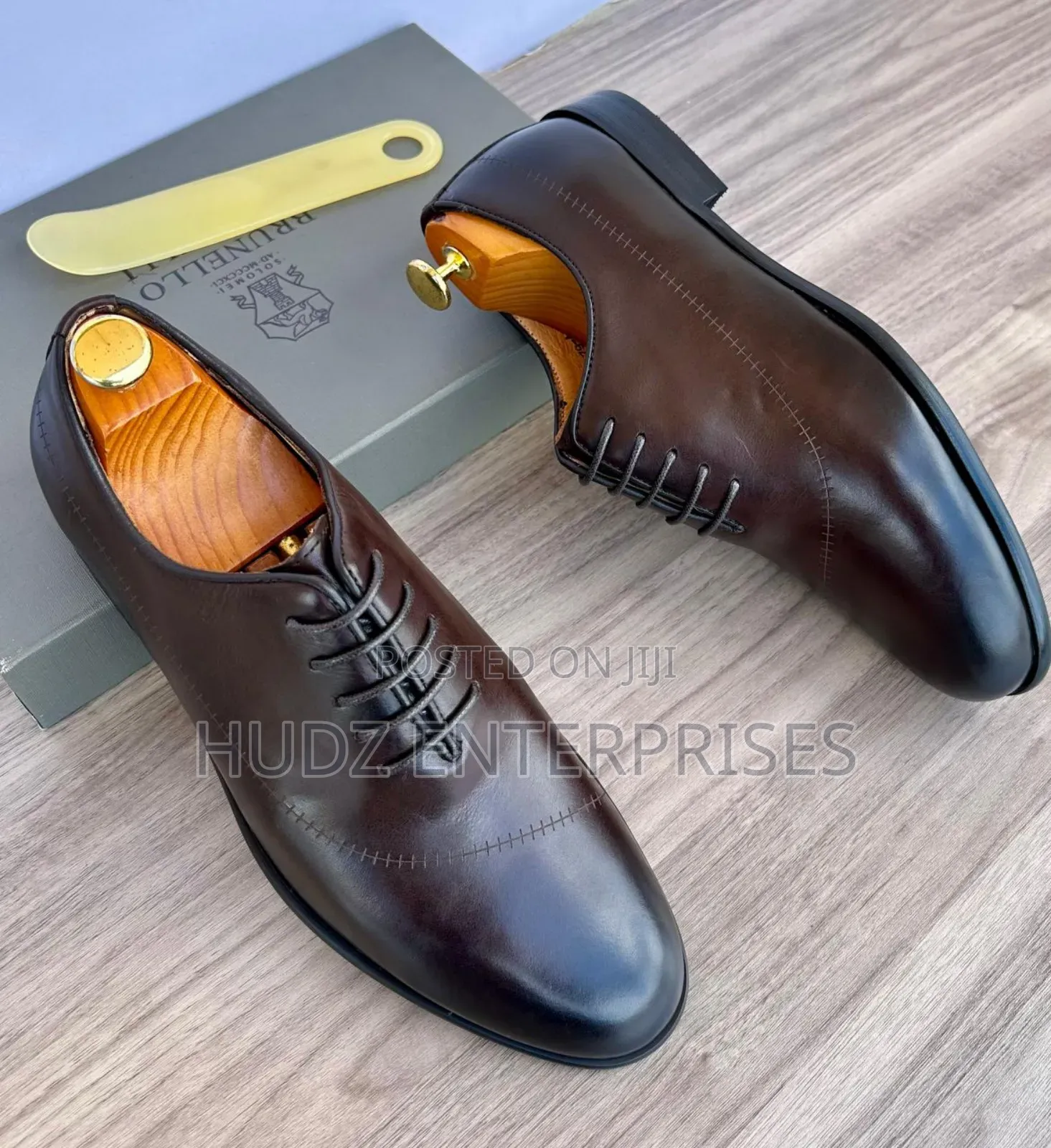 Black and Brown Clear Shoes 39 to 46