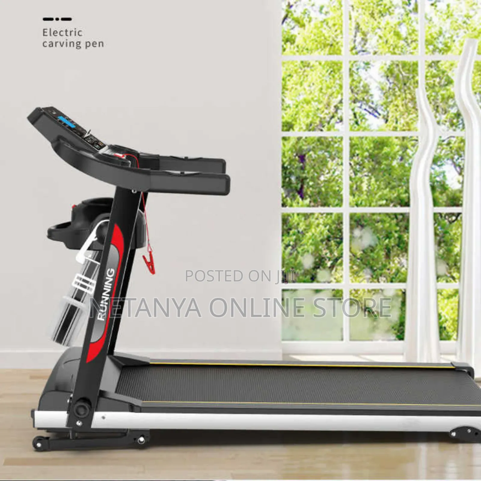Electric Foldable Treadmill With 3 Height Adjustment