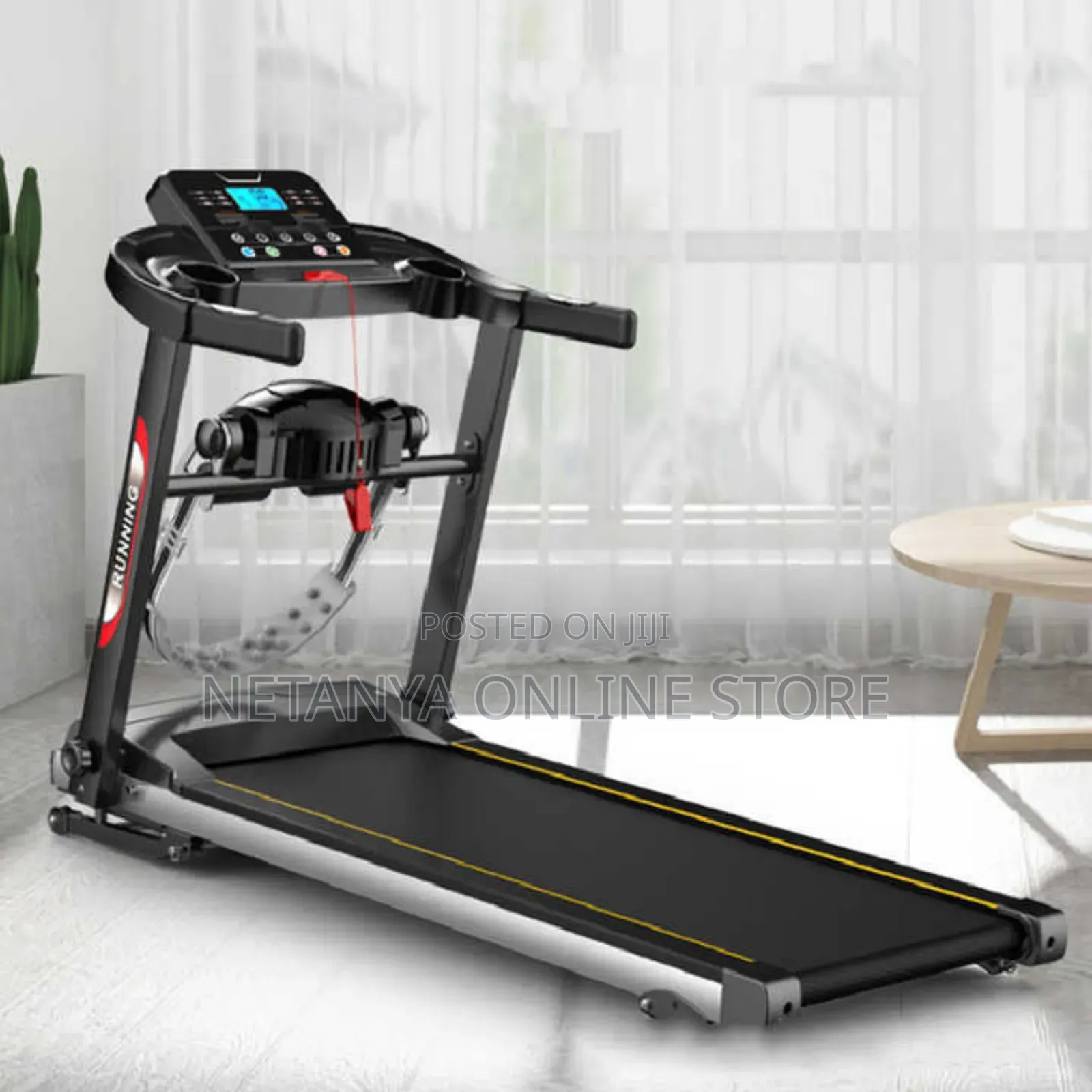 Electric Foldable Treadmill With 3 Height Adjustment